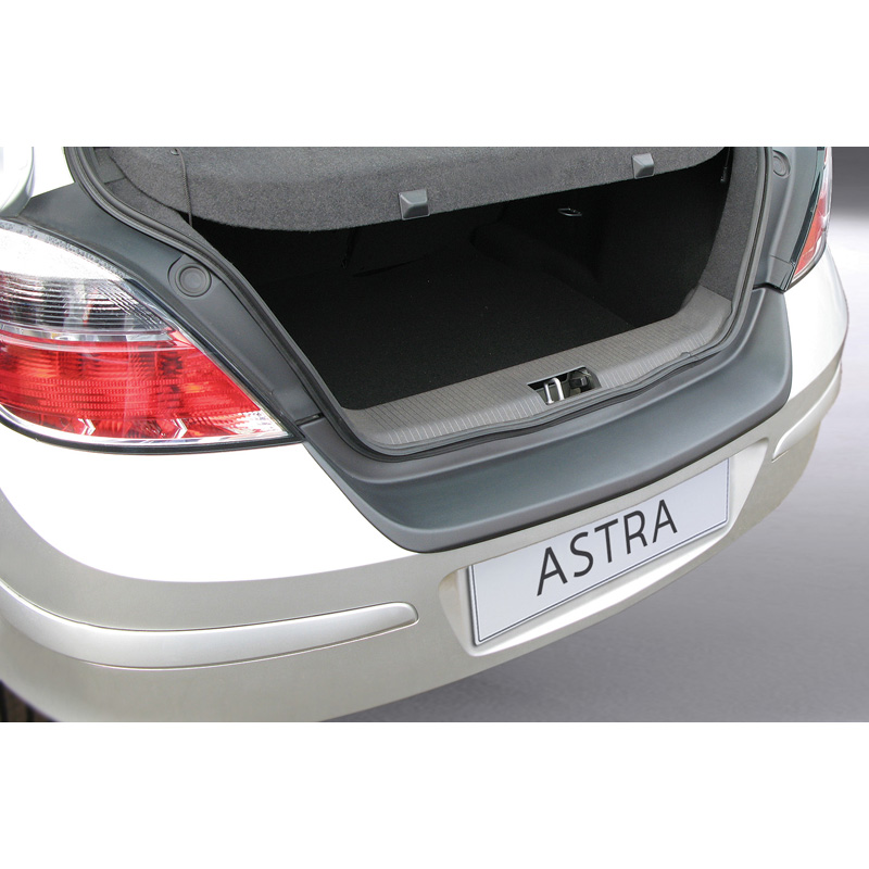Protection de seuil arrière (ABS) sur mesure pour Opel Astra H 5 portes excl. VXR/GSi/OPC Noir