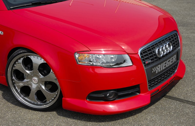 Spoilerlip met 3 extra air-intakes Audi A4 8E B7 11.04 Rieger