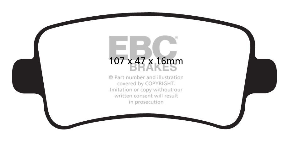 EBC Brakes VAUXHALL (OPEL) Insignia 1.8 2008-.. Remblokken achte