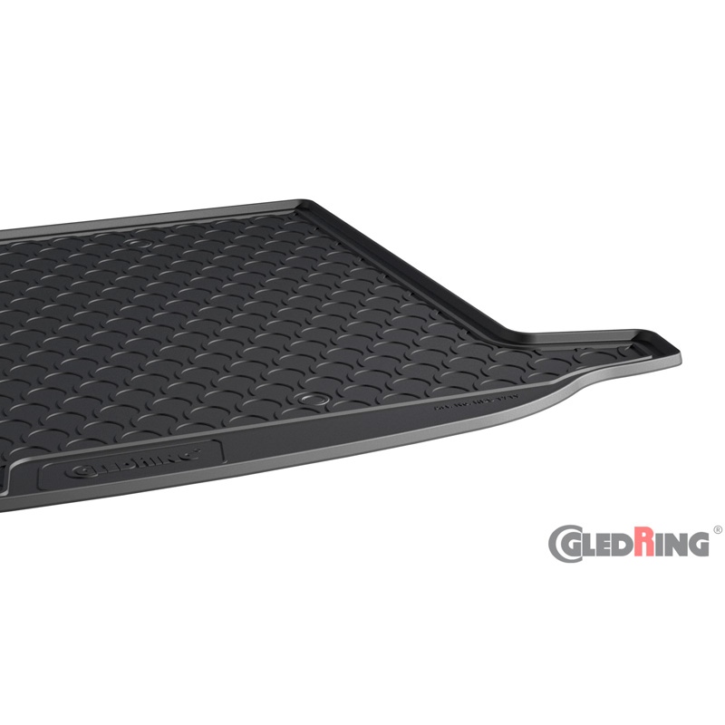Coquille coffre-arrière Rubbasol (caoutchouc) sur mesure pour Mercedes GLC Coupe (C253) 2016- (avec paquet de coffre incl. filet à gauche)