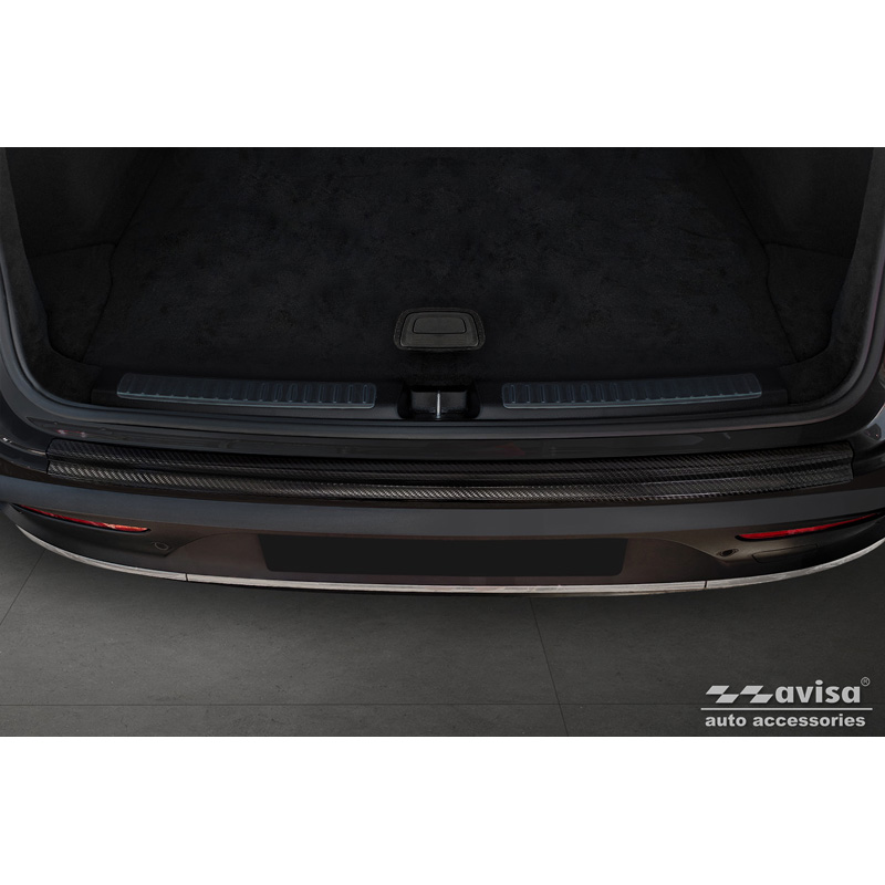 Protection de seuil arrière carboné 3D sur mesure pour Mercedes EQC (N293) 2019-