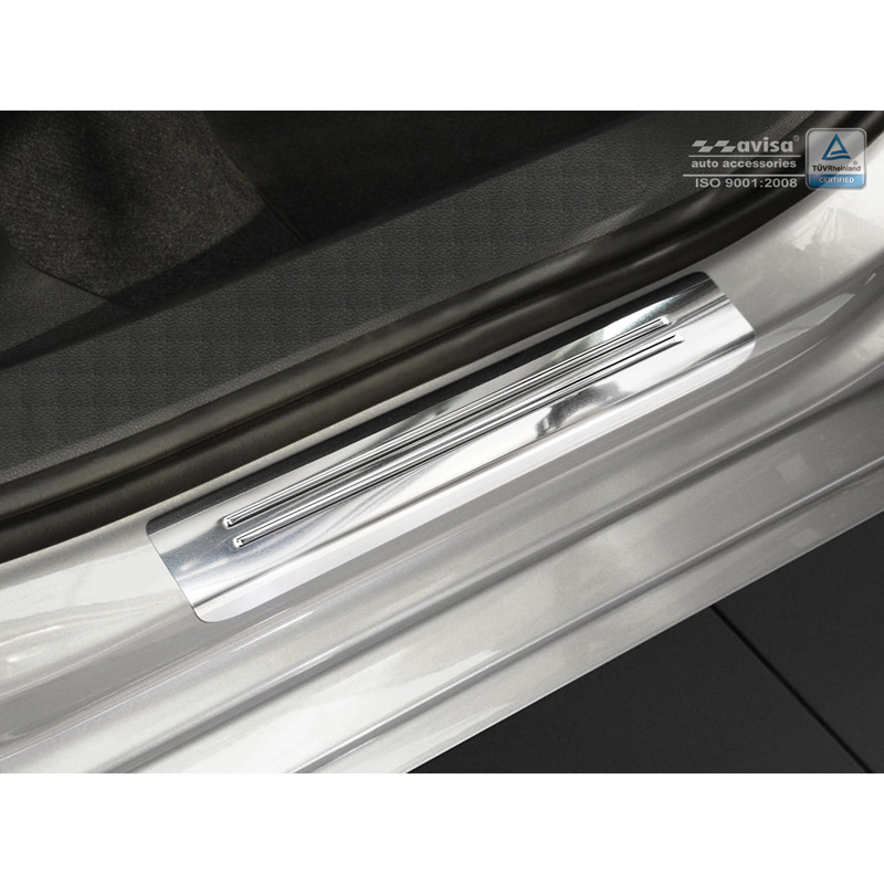 Seuils de portes inoxydable sur mesure pour Volkswagen Passat 3G Sedan/Variant 2014-2023 - 'Special Edition' - 4-pièces