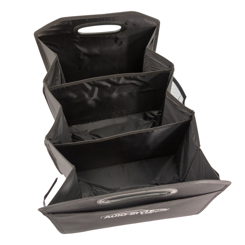 Comfortline Organisateur de coffre/bagage pliable - Noir - incl. case de refroidir