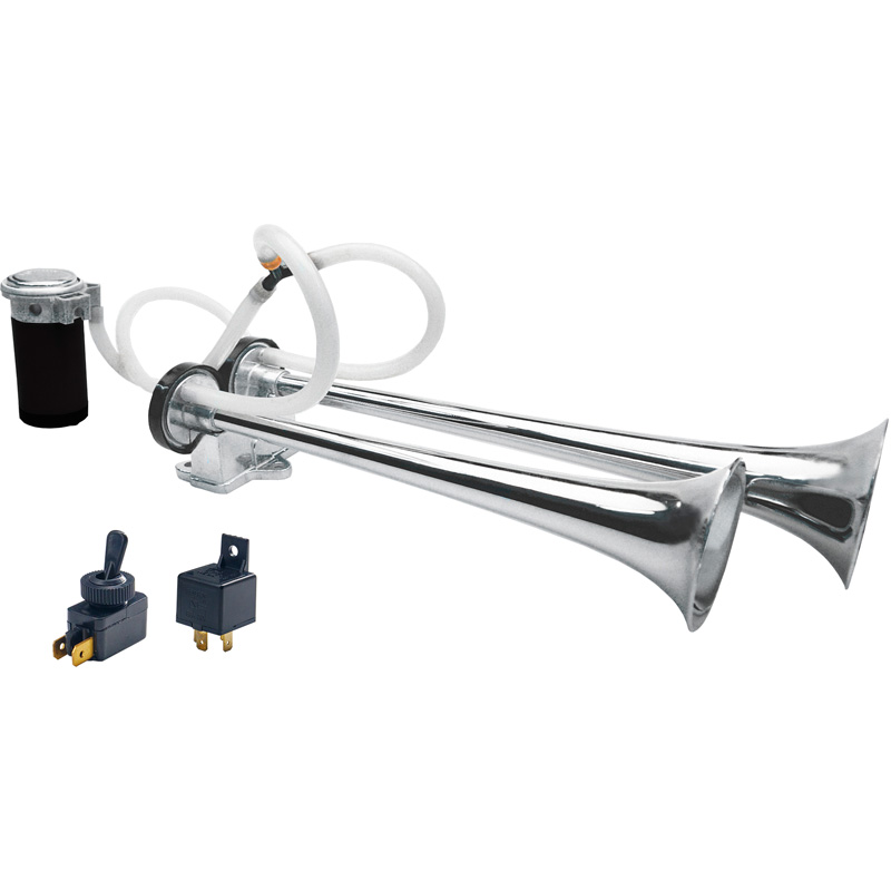 Simoni Racing Klaxon pneumatique 1 ton - Bus - 24V 118 dB - Aluminium