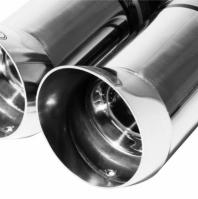 Einddemper BMW 3-serie e30 1987-1991 RVS eindstuk 2x80mm dtm ron