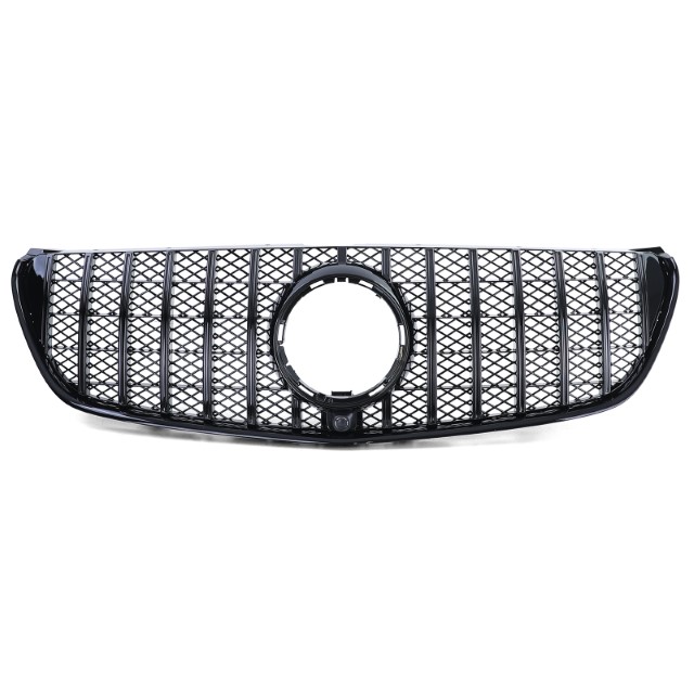 Grill Mercedes V-Class W447 (14-19) GT Look Zwart Camera