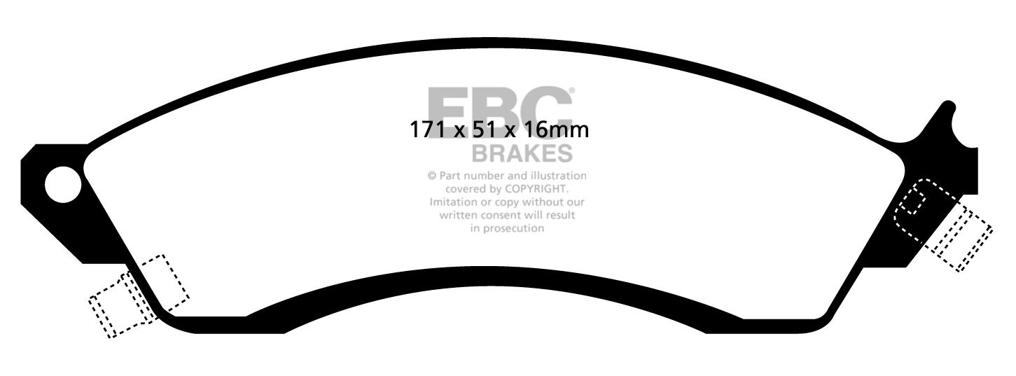 EBC Brakes CHEVROLET Camaro 3.1 Performance Package 90-92 Remblo