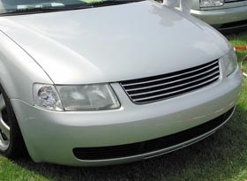 Grill zonder Embleem VW Passat 3B chroom ribben