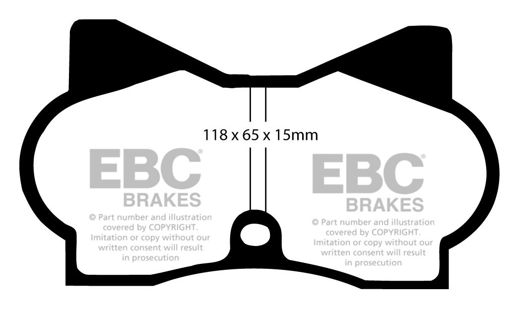 EBC Brakes MASERATI Merak 3.0 77-83 Remblokken voorzijde