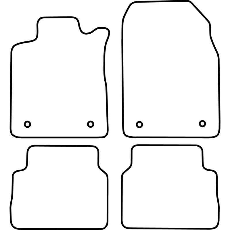 Set de tapis de sol sur mesure pour Opel Vectra C 2002-2004