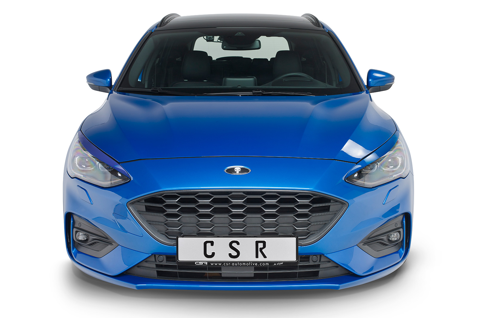 Koplampspoiler Ford Focus MK4 CSR Glans Zwart
