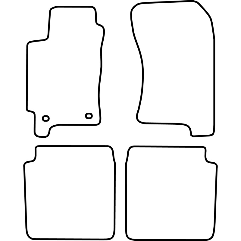 Set de tapis de sol sur mesure pour Subaru Legacy 1994-1999 (Typ DL)