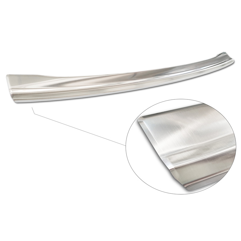Protection de seuil arrière inox sur mesure pour Ford Fiesta 3/5-portes 2008-2012 & FL 2012-2017 incl. Fiesta Van