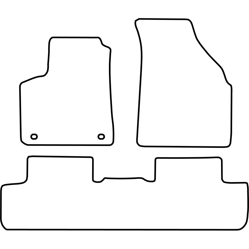 Set de tapis de sol sur mesure pour Daewoo Tacuma 2000-2004