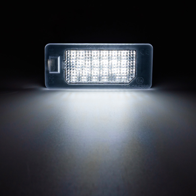 Éclairage de Plaque d'Immatriculation LED sur mesure pour Fiat 500X (6X) 2018-2022 / 500X (7X) 2021- / 500e 2020- / Abarth 500 EV 2023- & Alfa Romeo Tonale 2022-