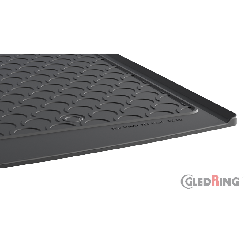 Coquille coffre-arrière Rubbasol (caoutchouc) sur mesure pour BMW X1 F48 2015-2022 (excl. réclage banquette arrière)
