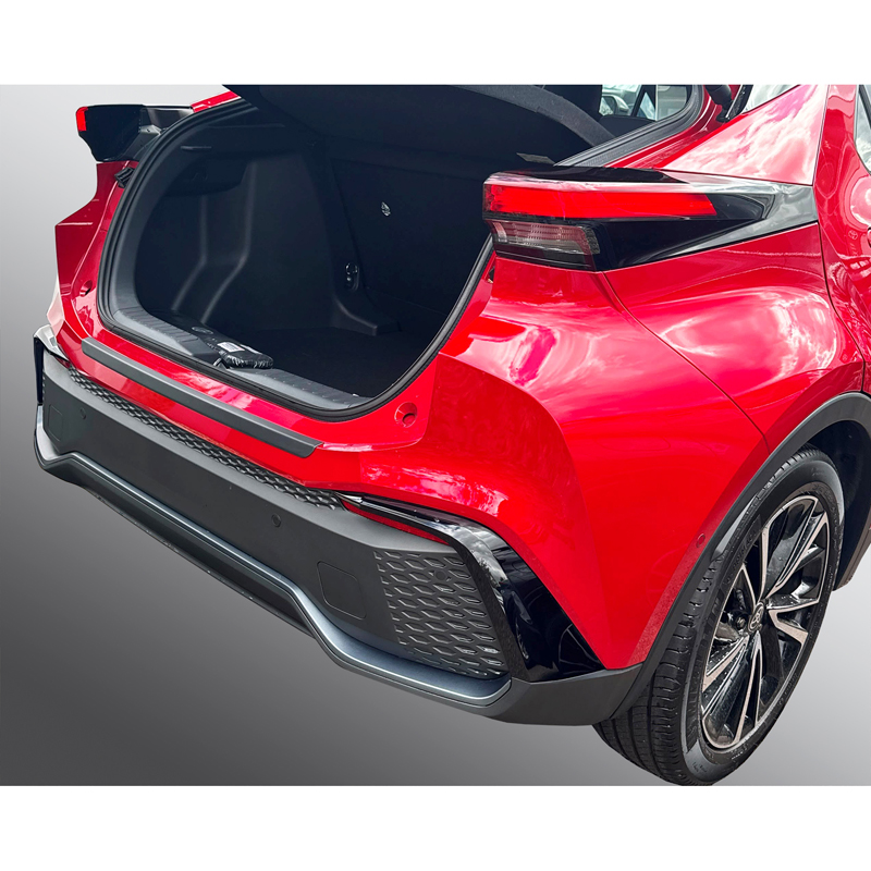 RGM Protection de seuil arrière (ABS) sur mesure pour Toyota CH-R Hybrid & Plug-in-Hybrid 2023- Noir