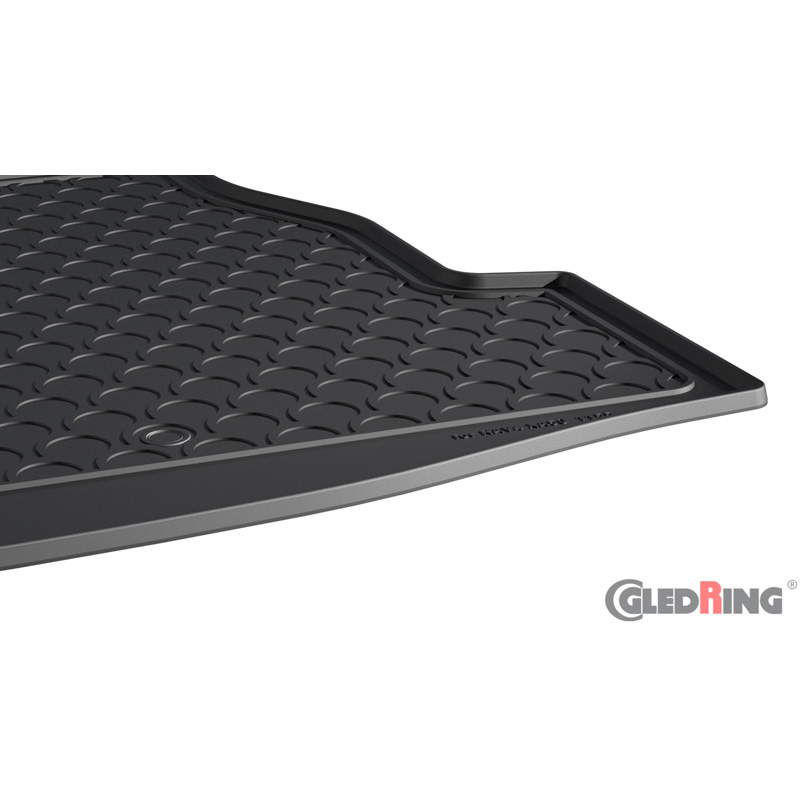 Coquille coffre-arrière Rubbasol (caoutchouc) sur mesure pour Toyota RAV4 V 2019- excl. PHEV & Suzuki Across PHEV 2020- (Sol en haut variable & avec roue de secours)