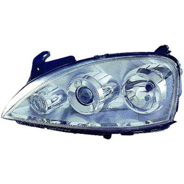 Koplamp links CORSA C 04-06 H7+H7