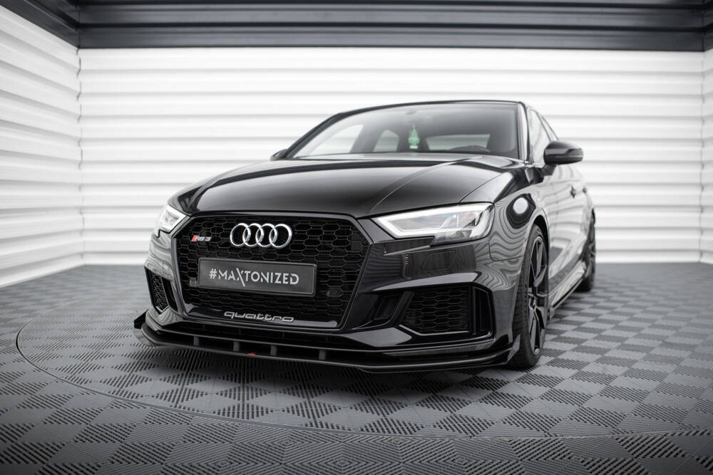 Voorspoiler met Canards Audi RS3 Limousine 8V FL Maxton Street Pro