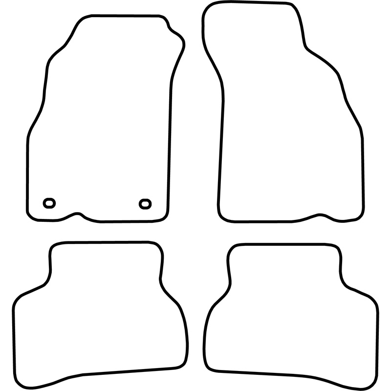 Set de tapis de sol sur mesure pour Hyundai Excel 1994-2000