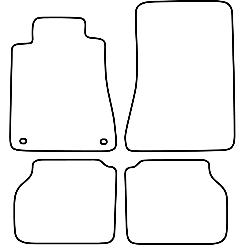 Set de tapis de sol sur mesure pour Mercedes Classe S W140 1991-1998