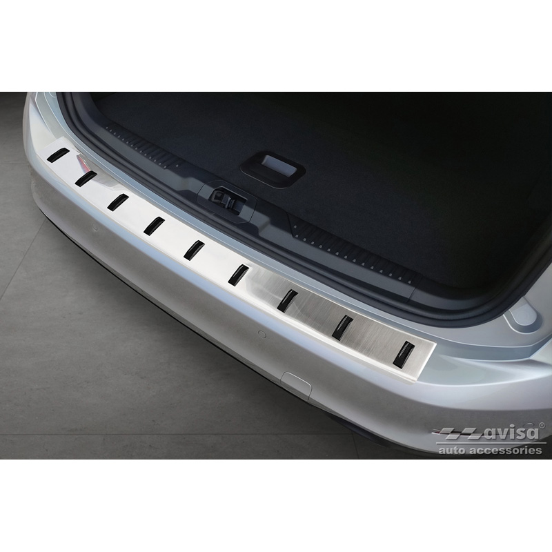 Protection de seuil arrière inox sur mesure pour Ford Focus IV Wagon incl. ST-Line 2018- 'STRONG EDITION'