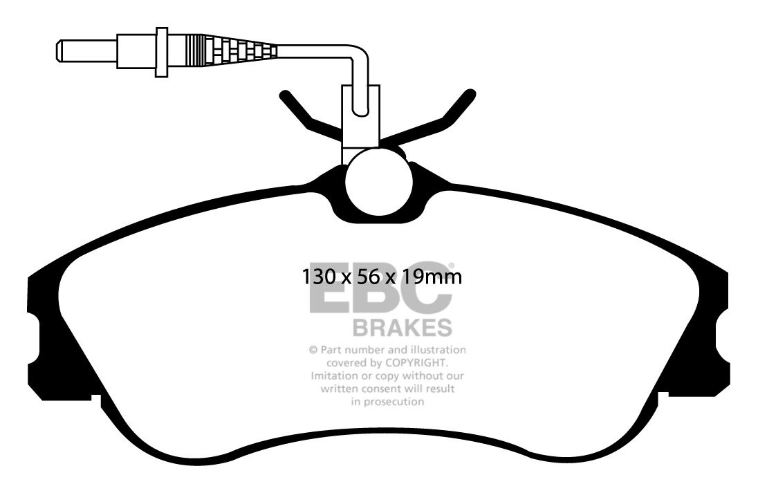 EBC Brakes CITROEN Berlingo Multispace 1.9 D 99-2001 Remblokken