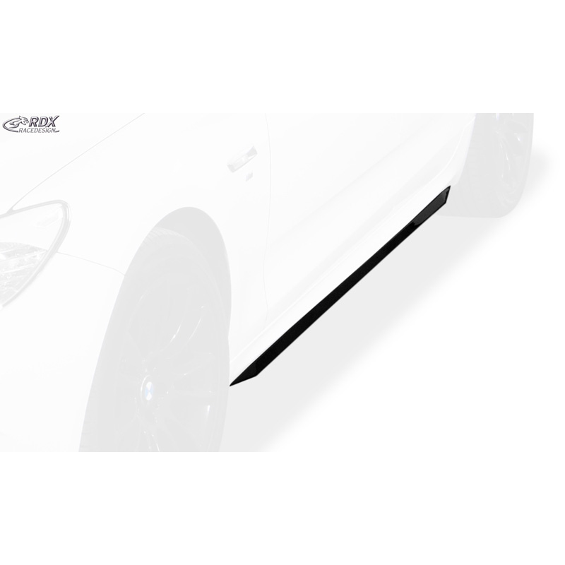 Jupes latérales 'Slim' sur mesure pour BMW Série 5 F07 GT 2009- (ABS noir luisant)