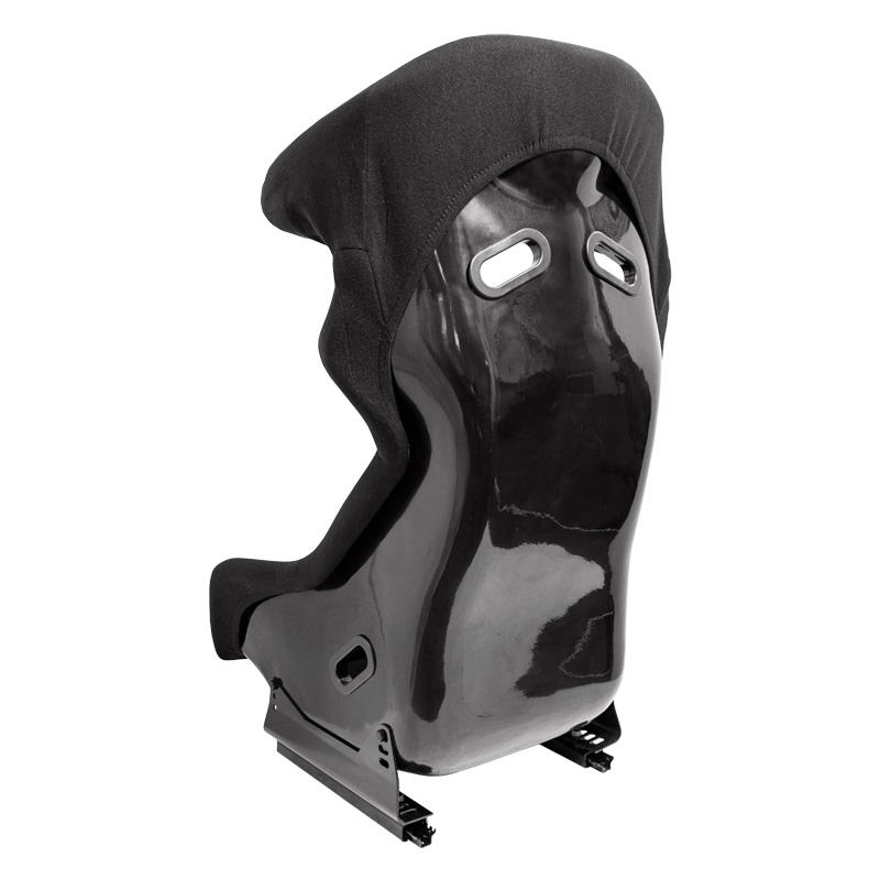 Siège baquet 'FS' - Noir - Dossier fixe en polyester - incl. glissières