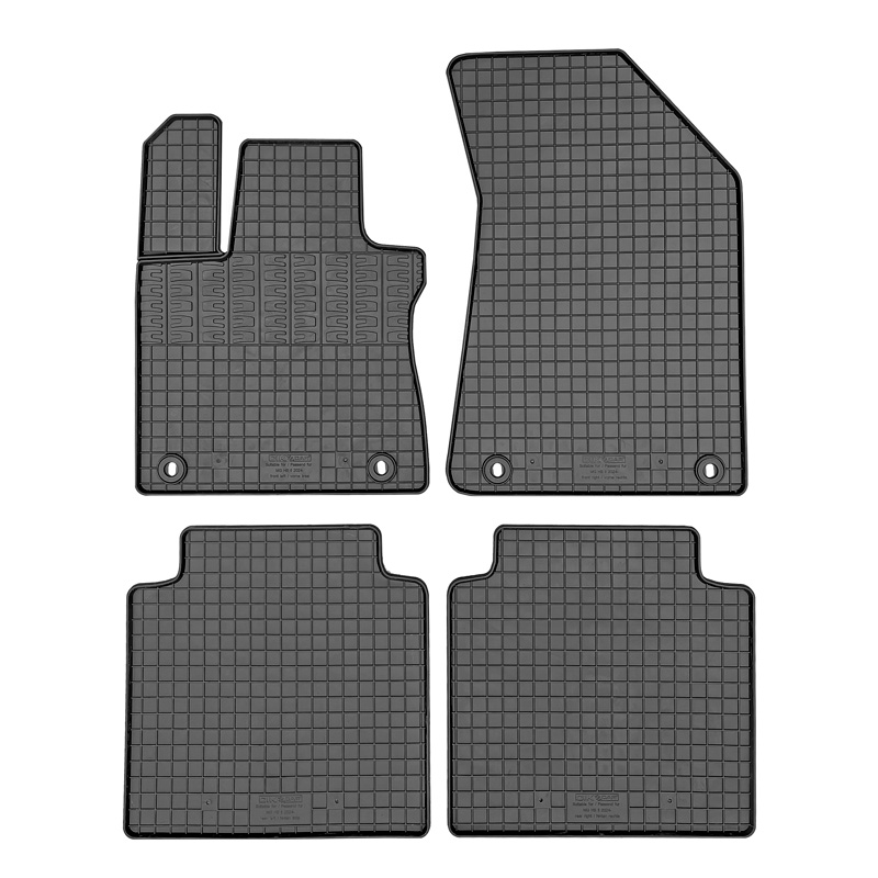 Set tapis de caoutchouc sur mesure pour MG (E)HS II 2024- incl. PHEV (4-pièces + points de fixage)