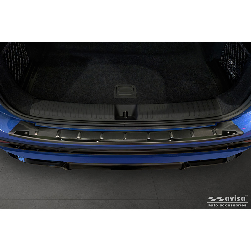 Avisa Protection de seuil arrière inox noir Audi Q6 e-tron (GFB) 2024- 'Shadow Premium'