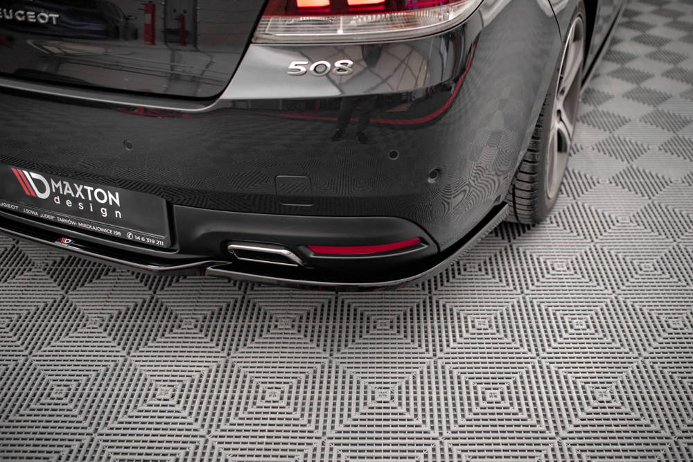 Diffuser Peugeot 508 GT MK1 FL Maxton Glans Zwart