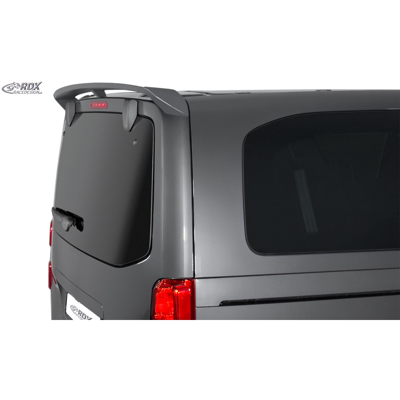 RDX Racedesign Becquet de toit sur mesure pour Citroën Jumpy/Dispatch/Spacetourer & Peugeot Expert III/Traveller & Toyota Proace 2016- & Opel Vivaro C/Zafira Life 2019- & Fiat Scudo/Ulysse 2022- (avec hayon arrière) (PU)