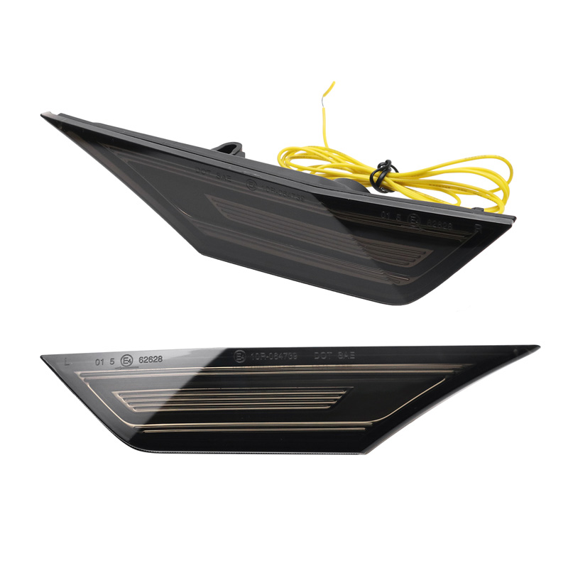 Set de Clignotants Latéraux LED sur mesure pour Honda Civic X 2016-2022 - Fumée - incl. Feux Dynamiques & Feu de Position