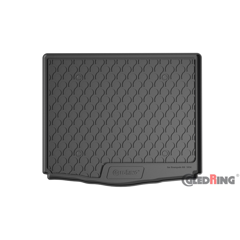 Coquille coffre-arrière Rubbasol (caoutchouc) sur mesure pour Jeep Renegade (BU) 2015- (Sol en bas)