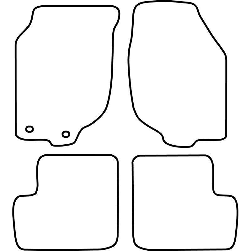 Set de tapis de sol sur mesure pour Rover Streetwise 2003-2005