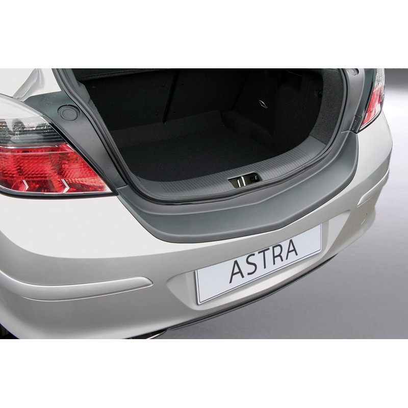 Protection de seuil arrière (ABS) sur mesure pour Opel Astra H 3 portes excl. VXR/GSi/OPC Noir