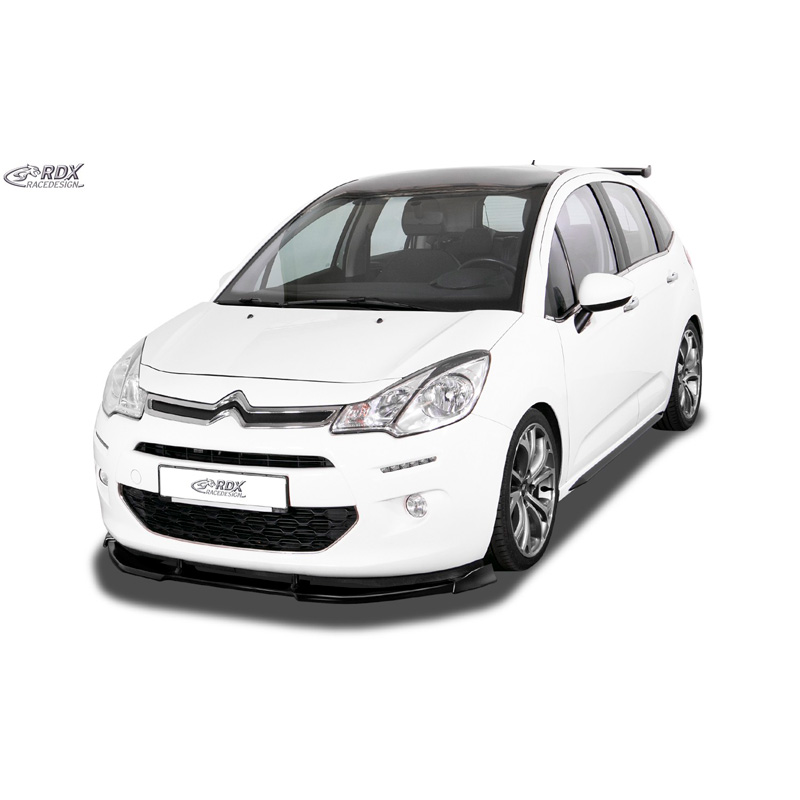 Jupes latérales 'Slim' sur mesure pour Citroën C3 2009-2016 (ABS noir luisant)