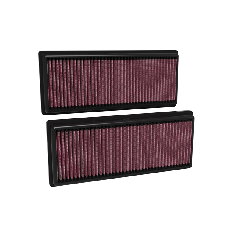K&N Filtre à air de remplacement sur mesure pour Audi RS5 (FU_) 2024- (2 pièces) (33-5159)