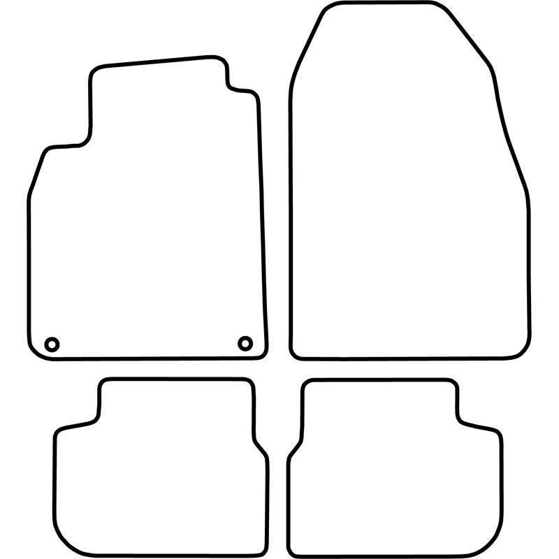 Set de tapis de sol sur mesure pour Saab 9-3 cabrio 2008-