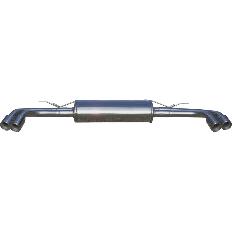 100% Inox Échappement Double sur mesure pour BMW X5 E70 3.0D (235cv) 2007- Droite/Gauche 2x80mm