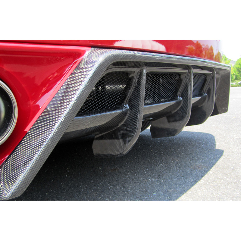 Chargespeed Jupe arrière + Diffuseur sur mesure pour Nissan GT-R R35 BottomLine (FRP Noir)