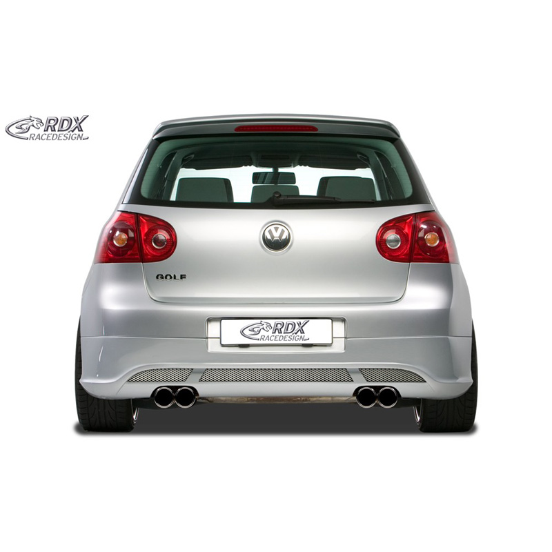 Jupe arrière sur mesure pour Volkswagen Golf V Hatchback 3/5-portes 2003-2008 'V2' (échappement à gauche/droite) excl. Variant/Plus (ABS)