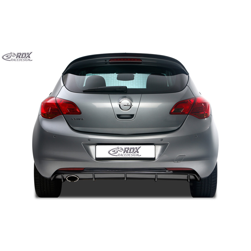 Jupe arrière 'Diffuseur' sur mesure pour Opel Astra J 5-portes 2009-2015 excl. Sportstourer (PUR)