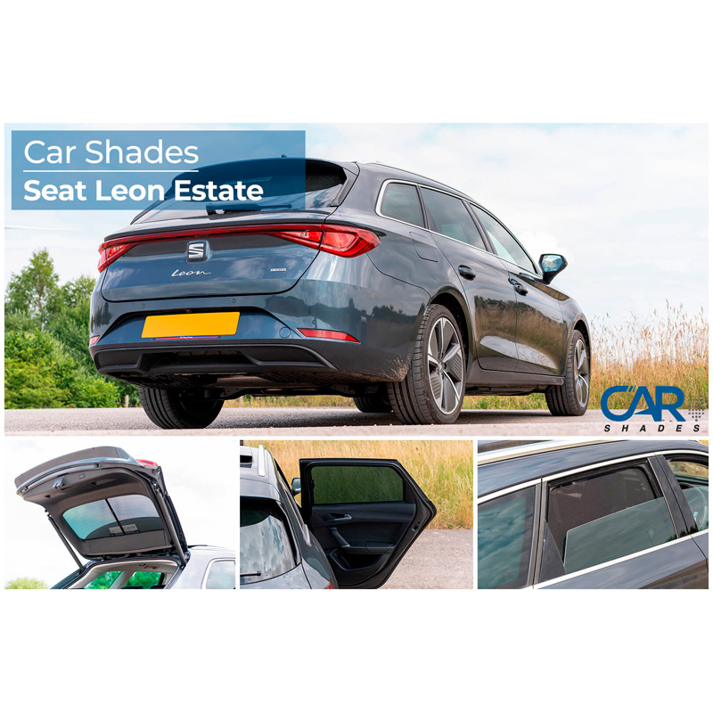 Set de Car Shades sur mesure pour Seat Leon IV ST Sportstourer 2020- (6-pièces)