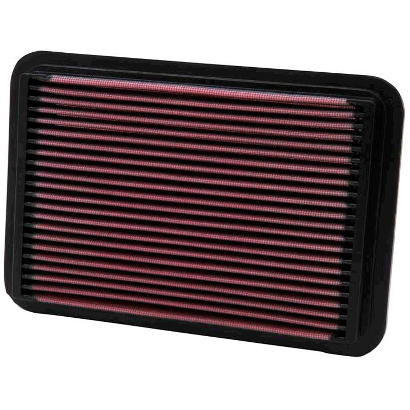 K&N Filtre à air de remplacement sur mesure pour Isuzu Impulse, Stylus / Mazda 626, 929 /Mitsubishi Lancer, ASX, Outlander / Toyota 4Runner, Hi-Lux, Pickup, Previa, Tacoma, VW Taro (33-2050-1)