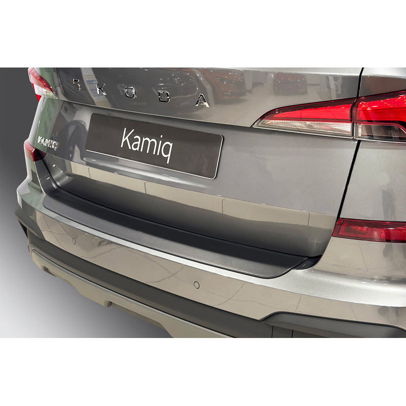 RGM Protection de seuil arrière (ABS) sur mesure pour Skoda Kamiq Facelift 07/2024- Noir