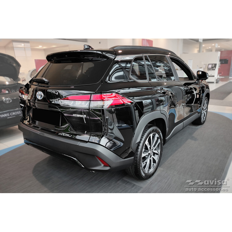 Seuils de portes inoxydable sur mesure pour Toyota Corolla Cross 2020- 'Cross' 4-pièces