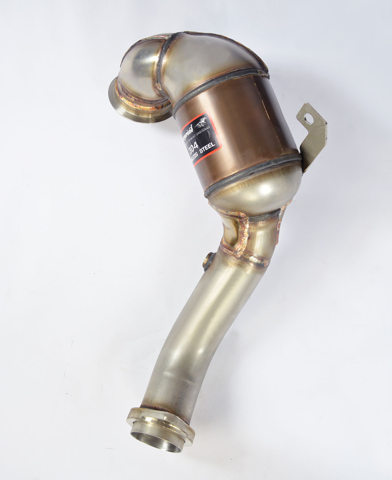 AUDI A1 1.8 TFSI 3 Doors / Sportback (192 Hp) 2014 Turbo downpipe kit + Metallic catalytic converter